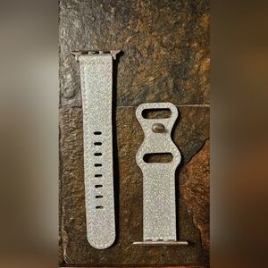 Posh Tech Glittery Genuine Leather Apple Watch Band
